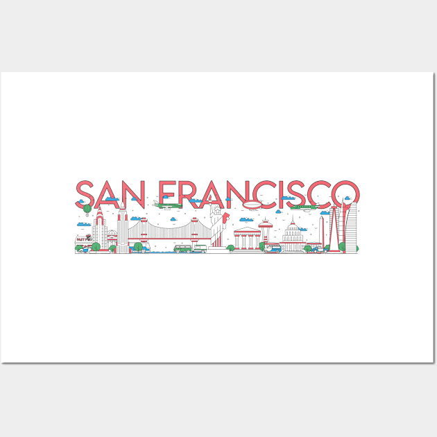 San Francisco travel Wall Art by SerenityByAlex